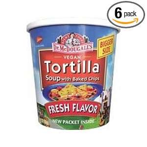 Dr. McDougalls Right Foods Organic Soup, Tortilla, 18 Ounce (Pack of 