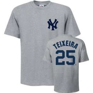   York Yankees #25 Mark Teixeira Name & Number Tshirt