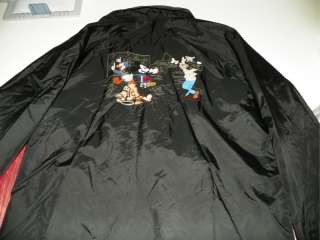 Rare Iceberg Embroidered Disney Zipd Rain Jacket XL X Large Mickey 