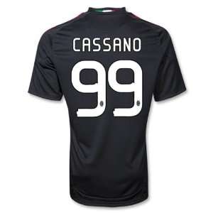  AC Milan 10/11 CASSANO Third Soccer Jersey Sports 