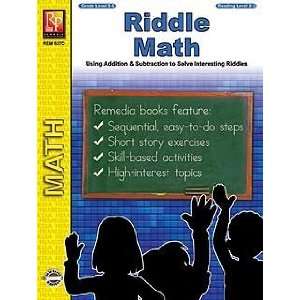  Remedia Publications 537C Riddle Math Toys & Games