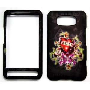  HTC HD2 HD7 ANDROID TATOO BLACK PHONE CASE/COVER 
