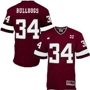 Mississippi State Bulldogs #34 Maroon Youth All Time 