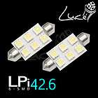 2x 211 2/42mm/421​0 6 SMD 5050 NONCANBUS Step/Courtesy light 5000K 