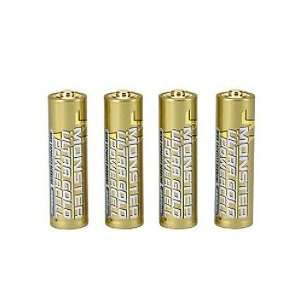  Monster Ultra Gold Remote Control Alkaline PowerCells 4 pk 