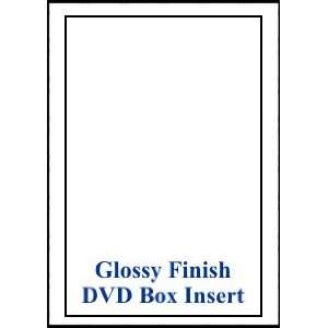  Glossy Finish DVD Box Inserts for 14mm Case 50 Pak Office 