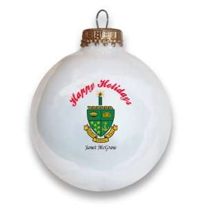  Alpha Sigma Tau Holiday Ball Ornament