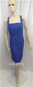 New Jones New York Dress Marine Blue Lined Linen Dress Size 16 