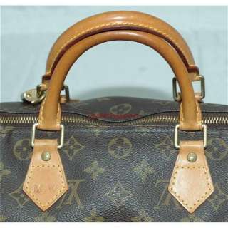   Louis Vuitton Monogram Speedy 30 w/LV Dust Bag, Lock & key  