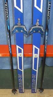 Cross Country 62 Skis 3 pin 160 cm +Poles NORVIK  
