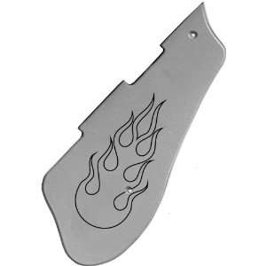  Flames 1 Engraved Silver 5120 Pickguard Musical 