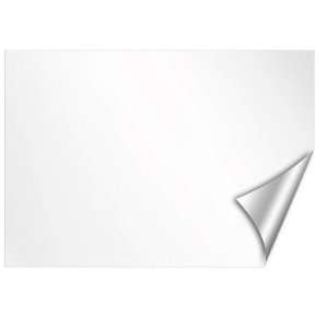   Pops WPE90261 Peel & Stick White Dry Erase Message Board with Marker