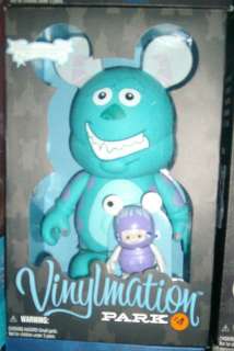 DISNEY VINYLMATION LE 9 SULLEY & 3 BOO MIB  VERY HARD TO FIND 