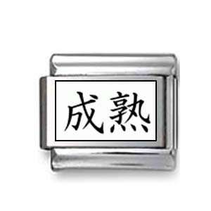  Kanji Symbol Maturity Italian charm Jewelry