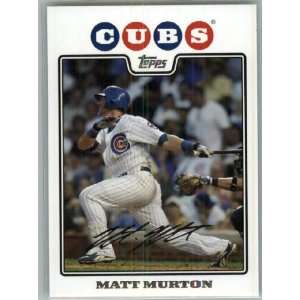   Matt Murton / MLB Trading Card   In Protective Display Case 