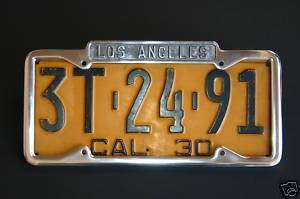 description los angeles license plate frame specially made to fit 