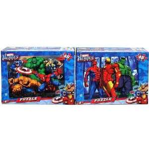  Marvel Heroes 2 Puzzle Pack [48 PCS] Toys & Games