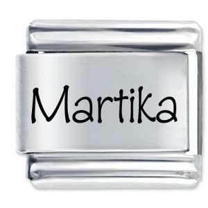  Name Martika Italian Charms Bracelet Link Pugster 