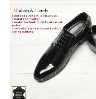 Mens Dress shoes luxury dandy Style Black Leather shoes  