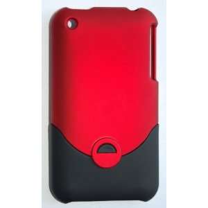  KingCase iPhone 3G & 3GS Rubberized Slim Slider Case (Red 