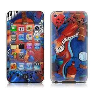 Guitar Music Design Protector Skin Decal Sticker for Apple iPod Touch 