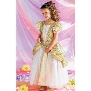  Gold Princess Child Costume Size 6/8 Toys & Games