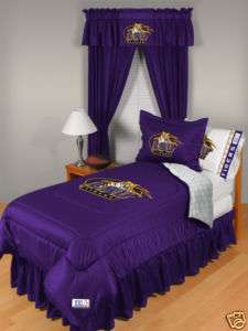 LSU Tigers TWIN Comforter, Sheets, 4PC. Bedding, NEW  