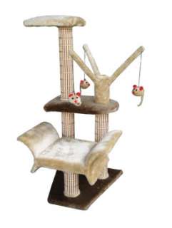 New Lounger with Play Tree Climbing Tower and Bamboo Post. High 