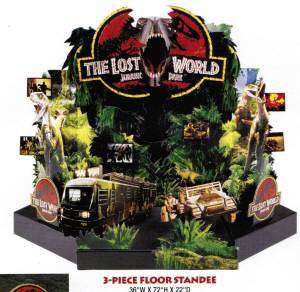 Jurassic Park The Lost World Store Display Cardboard Standee Brand New 