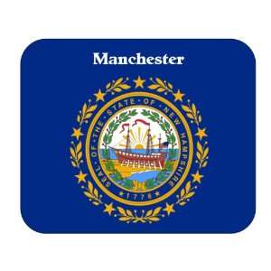  US State Flag   Manchester, New Hampshire (NH) Mouse Pad 