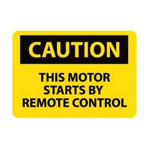  C622PB   Caution, This Motor Starts By Remote Control, 10 
