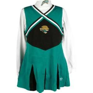 Jacksonville Jaguars Girls Youth Cheerleader Outfit w/ Turtleneck 