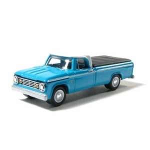  1967 Dodge D 100 1/64 Light Blue Toys & Games