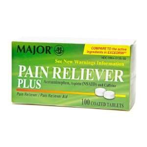  Major Pharmaceuticals  Pain Reliever 250/250/65mg, 100 