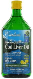   bottles~Carlson Labs, Norwegian Cod Liver Oil, 16.8fl oz 500ml, Fresh