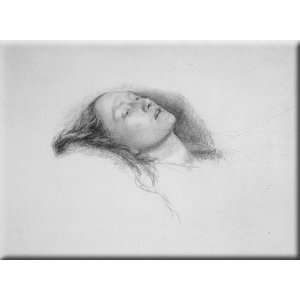   study for Ophelia 30x22 Streched Canvas Art by Tissot, James Jacques