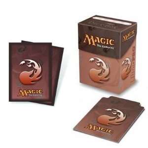 Magic the Gathering Red Mana Deck Protectors (80ct) and Red Mana Deck 