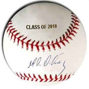 Magglio Ordonez Signed Baseball   Class of 2010 Engraved