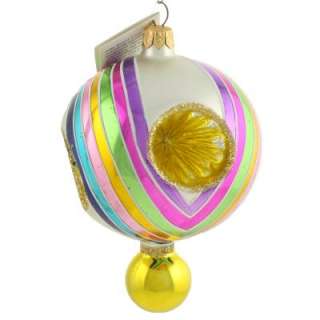 New Christopher Radko Rare Rainbow Reflector Colorful Balloon 