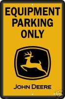 John Deere Equipment 12 x 18 Parking Only Sign  