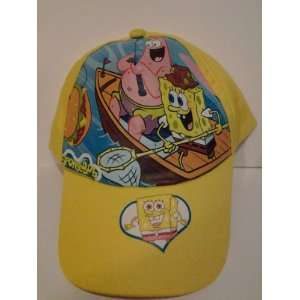  CLOSEOUT Spongebob Baseball YELLOW Cap for Kids 