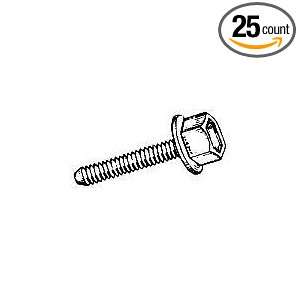 M8 1.25X85 Hex Body Bolt Black (25 count)  Industrial 