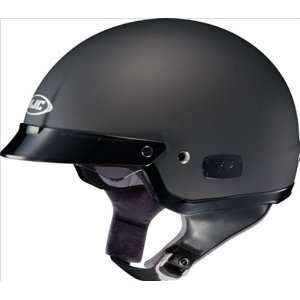   Matte Black Open Face Motorcycle Helmet IS2 Size 2X Large Automotive