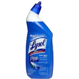  Lysol Cling Toilet Bowl Cleaner Spring Waterfall 24 oz 
