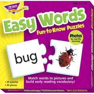  Fun to Know® Puzzles Easy Words