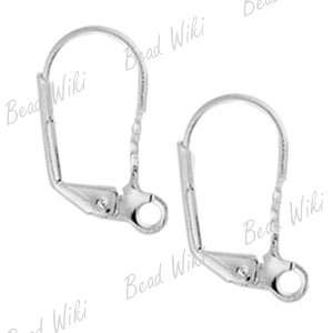 22 Silver Lever Back Earring Hook Earwire Findings EF28  
