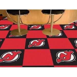  New Jersey Devils Carpet Tiles