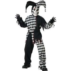 Lets Party By California Costumes Evil Jester Child Costume / Black 