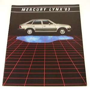  1983 83 Mercury LYNX BROCHURE L GS LS RS 