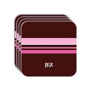  Personal Name Gift   JEZ Set of 4 Mini Mousepad Coasters 